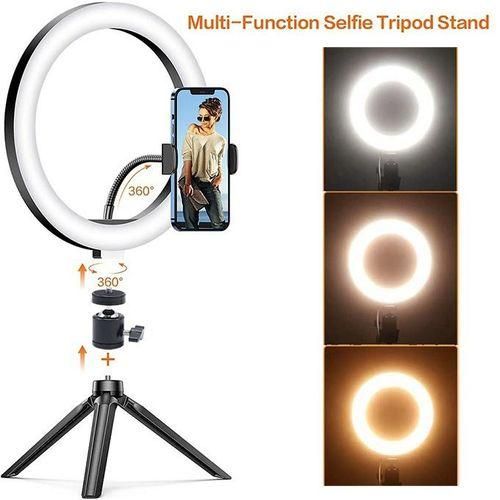 Other 10" LED Selfie Ring Light Circle Fill Light Dimmable Round Lamp Makeup Photography RingLight