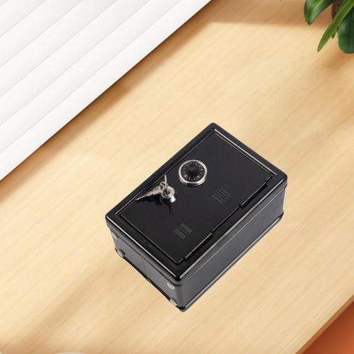 Bank Ornament Organizer Bedroom Home Decor Money Black