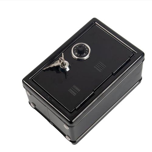 Bank Ornament Organizer Bedroom Home Decor Money Black