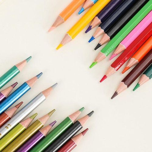 12 Colors Water Soluble Color Pencil Student Drawing Crayon