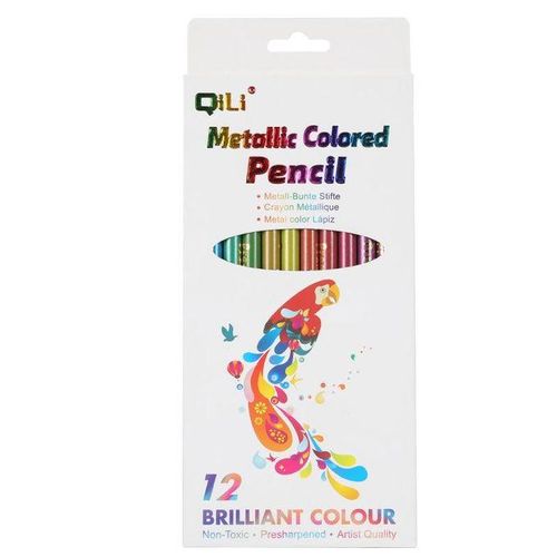 12 Colors Water Soluble Color Pencil Student Drawing Crayon