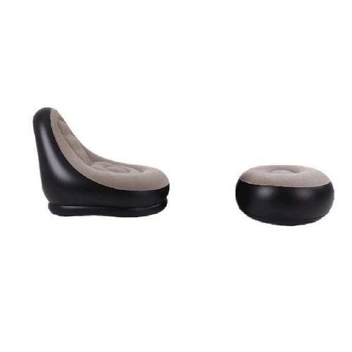 2Pcs/Set Lazy Inflatable Sofa Couch+Pedal Thickened Outdoor