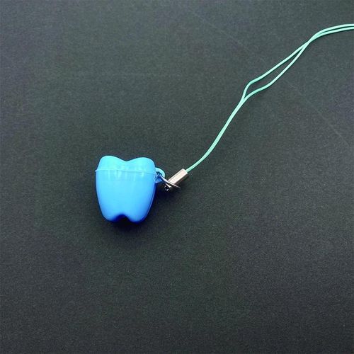 10Pcs Dental Plastic Deciduous Tooth Organizer Baby Kids Milk Teeth Storage Container Dental Clinic Gift