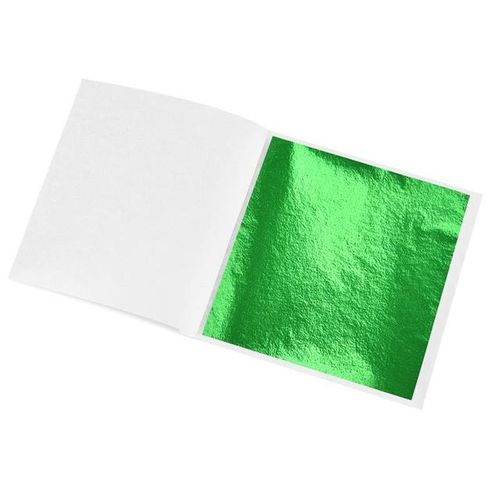 100sheets Imitation Gold Foil Paper Leaf Gilding Diy Epoxy Resin Silicone Mold Jewelry Making Filling Decorate Resin Crafts Tool