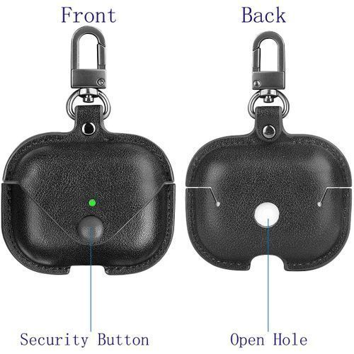 Protective Leather Case For Earbuds Pro- Black