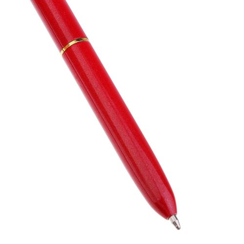 6 Rhinestone Head Ballpoint Pen Metal Pen Ballpoint