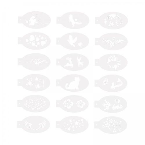 2x18 Face Painting Stencils Body Paint Stencils For Show
