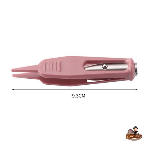 Infant Nose Clean Clip Baby Clean Ear Nose Navel Safety Dig Tweezers Babies Safety Forceps Clean Supplies With LED Light