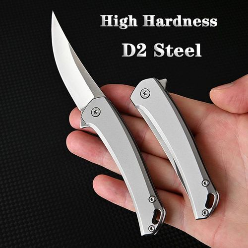 Folding High Hardness D2 Steel Quick Opening Outdoor Camping Tactics Self-defense Tool Fruit Box Open Pocket HQ