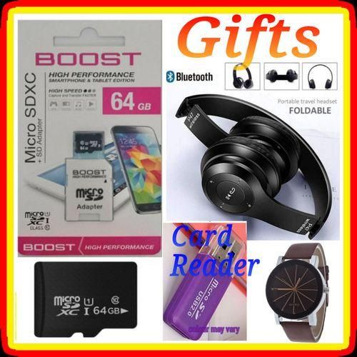 64GB High Speed Memory Card & SD Adaptor + Gifts.