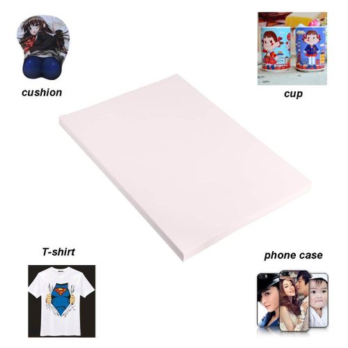 100PCS A4 Heat Transfer Paper Light T-Shirt Inkjet-Printer Iron On Heat Press