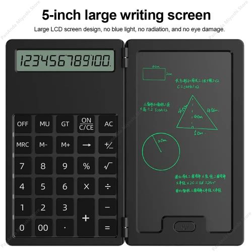 Foldable Scientific Calculators With LCD Writing Pad
