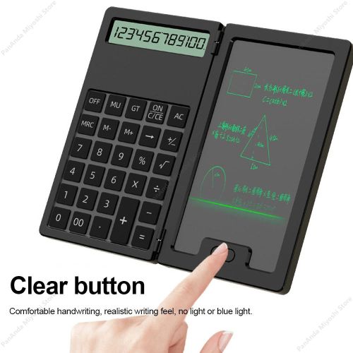 Foldable Scientific Calculators With LCD Writing Pad