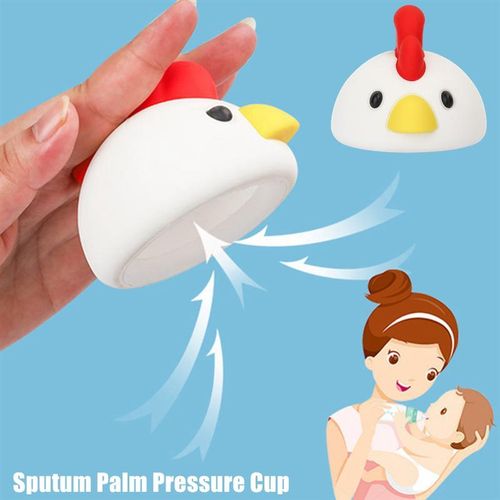 Hiccup Removal Device Phlegm Pressure Drum Massage Silicone Palm Spacer Sputum Spitting Remover Mother