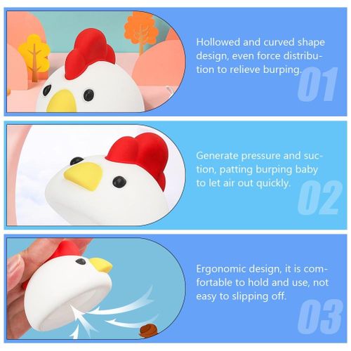 Hiccup Removal Device Phlegm Pressure Drum Massage Silicone Palm Spacer Sputum Spitting Remover Mother