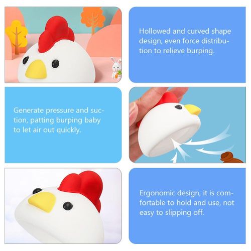 Hiccup Removal Device Phlegm Pressure Drum Massage Silicone Palm Spacer Sputum Spitting Remover Mother