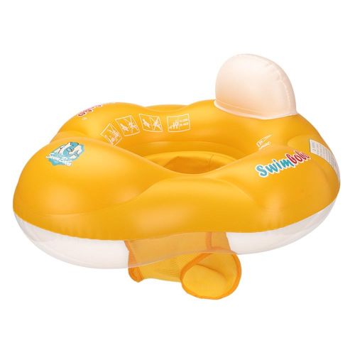 Swimbobo Cute Baby Pool Float Inflatable Baby Swim Float - yellow My