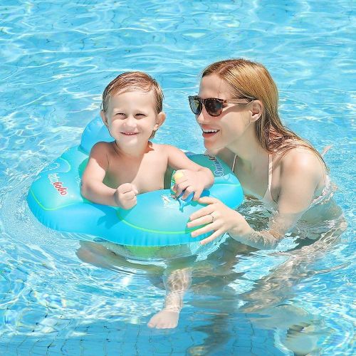 Swimbobo Cute Baby Pool Float Inflatable Baby Swim Float - blue Ny