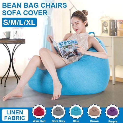 S/M/L/XL Sofa Cover Bean Bag Gaming Chair Beanbag Indoor &Ou