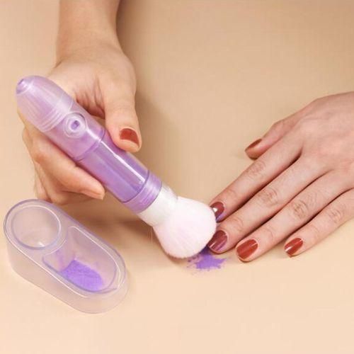 Dip Powder Recycling Tray With Powder Cleaning Brush