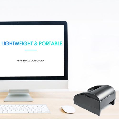 58mm Receipt Thermal Printer USB BT Mini Portable Label Printer Supermarket Receipt Bill Printing Compatible for iOS Android Windows ESC/POS Print Commands NO5111