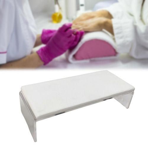 Nail Hand Rest Cushion Desk Station Toenails White