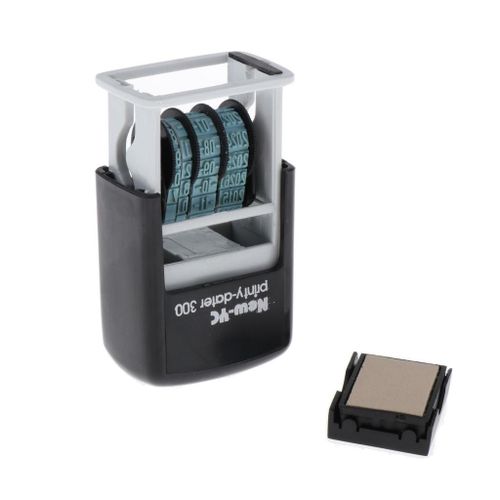 Self-Inking Date Stamp Daters Business Stationary Stamp H-4mm For