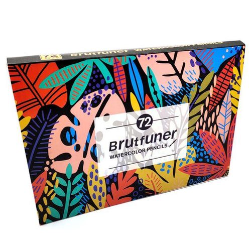 72 Watercolor Pencils Set Pre-Sharpened