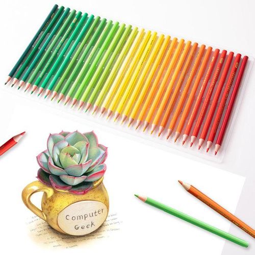 72 Watercolor Pencils Set Pre-Sharpened