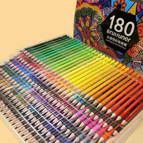 72 Watercolor Pencils Set Pre-Sharpened