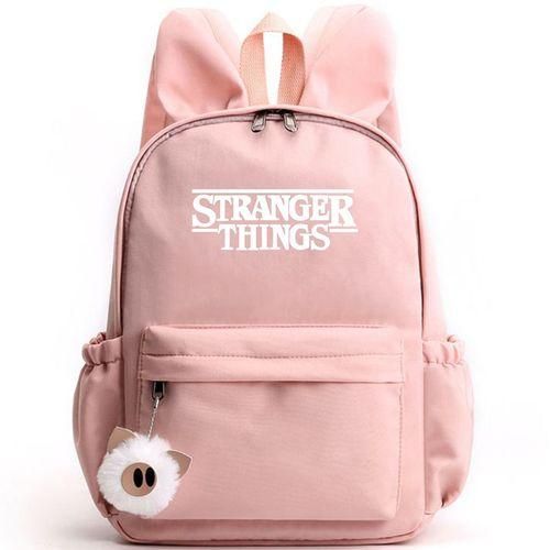 Quality Mochila Stranger Things Backpacks For Girls Casual School Students Cute Letters Shoulder