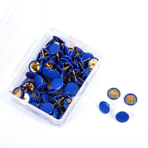 100Pcs Shape Push Pins Thumb Tacks for Notice Board Cork Board Paper Photo Wall Studs Pins Markers Sationery