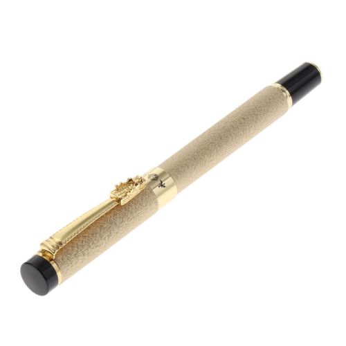 Luxury Fountain Pen In Gift Box- Smooth Elegant Writing - 1 Golden