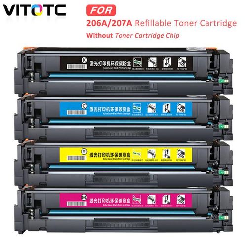 Toner For Colour Laserjet Pro M283fdw M283fdn M255dw M282nw M155a M182nw MFP Printer Compatible 206A 207A (No Chip)
