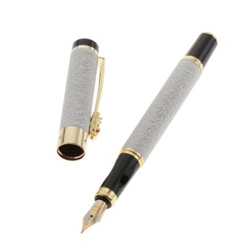 Luxury  Fountain Pen For Commercial  Brush Birthday Gift For silver