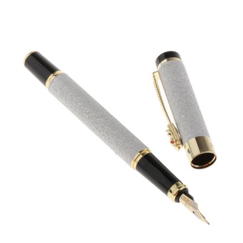 Luxury  Fountain Pen For Commercial  Brush Birthday Gift For silver