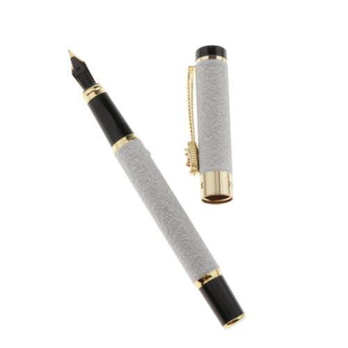 Luxury  Fountain Pen For Commercial  Brush Birthday Gift For silver
