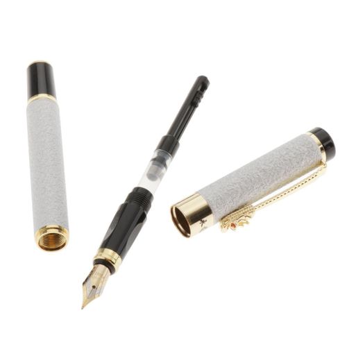 Luxury  Fountain Pen For Commercial  Brush Birthday Gift For silver