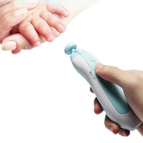 New Electric Baby Nail Grinder Pen Type Kids Toenail Fingers Toes Polish Set Grinding Machine Nail Care Manicure Tools,Blue NO5241