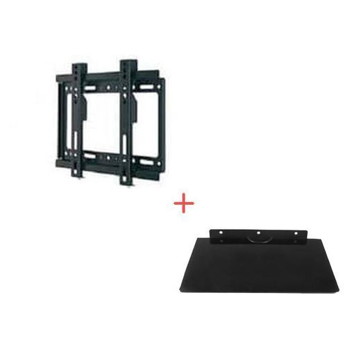 Package of TV +DVD/Decoder wall mount-Black