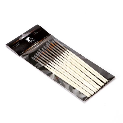 Detail Paint Brush Set Miniature Nylon Hair Paintbrushes