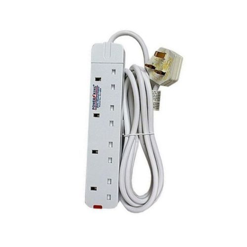 Power King Quality Electric Extension Socket  - White