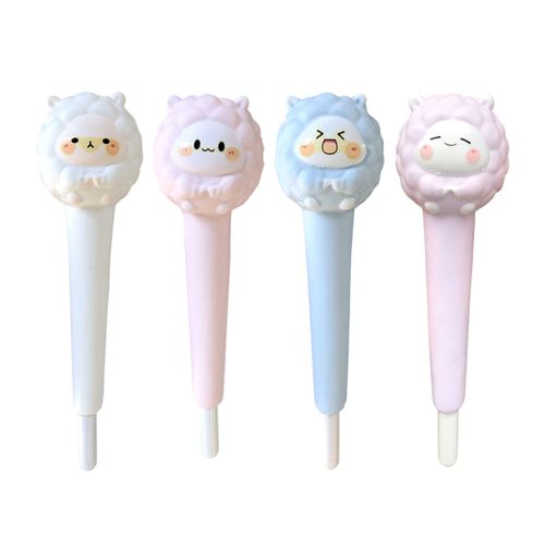 4Pcs Pressure  Pen Animal Sheep Soft for Stationery School Kids
