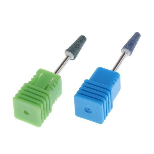 Nail Art Drill Bit Set Polishing Barrel Head Salon Nail GreenBlue