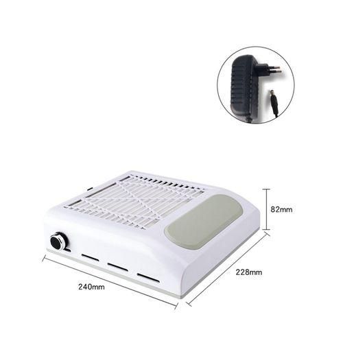 Nail Dust Collector Machine Electric Nail Dust White