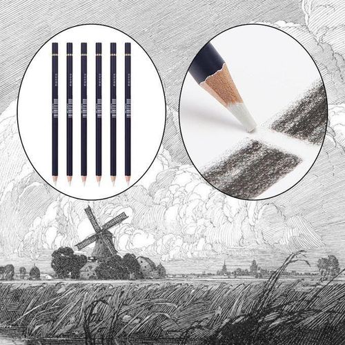 White Erasers Artist Pieces Eraser Kneaded Eraser  Pencils