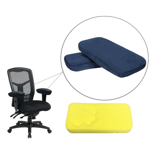 Memory Foam Chair Armrest Pads Extra Thick 2 Pcs/Set