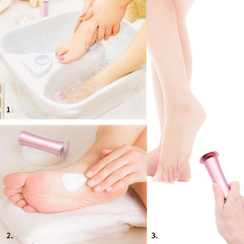 Outils De Pédicure De Broyeur De Pied Rechargeable De Dissolvant Pink