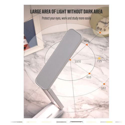 Portable Light Table Lamp Eye Protection Studying Light USB Touch Desk Light