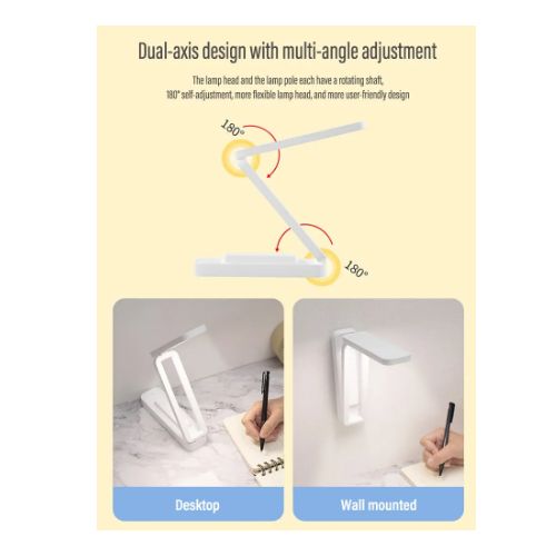 Portable Light Table Lamp Eye Protection Studying Light USB Touch Desk Light